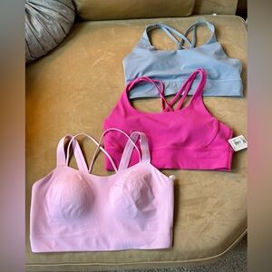 Set of 3 NEW Lululemon Sports Bras size 14 Bundle Mixed Lot